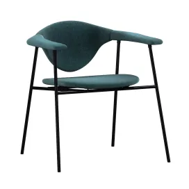 Gubi masculo chair with steel base legs